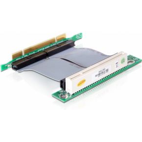 Delock 41793 Riser Card PCI 32-Bit > PCI 32-Bit met flexibele kabel 7cm links insteken