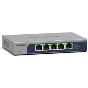 NETGEAR MS105-100EUS netwerk- Unmanaged 2.5G Ethernet (100/1000/2500) Power over Ethernet (PoE netwerk switch