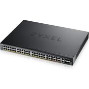 Zyxel XGS2220-54FP Managed L3 Gigabit Ethernet (10/100/1000) Power over Ethernet (PoE) netwerk switch