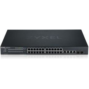 Zyxel XMG1930-30 Managed L3 2.5G Ethernet (100/1000/2500) Zwart netwerk switch