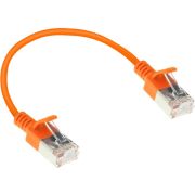 ACT-Oranje-0-5-meter-LSZH-U-FTP-CAT6A-datacenter-slimline-patchkabel-snagless-met-RJ45-connectoren