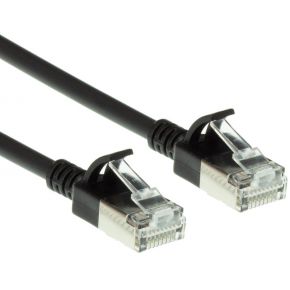 ACT DC7930 netwerkkabel Zwart 0,15 m Cat6a U/FTP (STP)