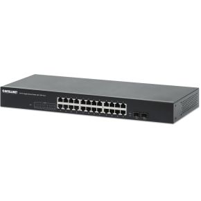 Intellinet 561877 netwerk- Gigabit Ethernet (10/100/1000) Zwart netwerk switch