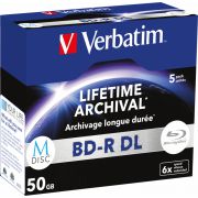 Verbatim BD-R DL Blu-Ray 50GB 6X 5st. MDISC