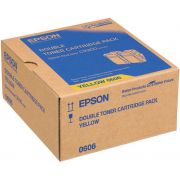 Epson AL-C9300N Double Pack Toner Cartridge Yellow 7.5kx2