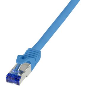 LogiLink C6A016S netwerkkabel Blauw 0,25 m Cat6a S/FTP (S-STP)
