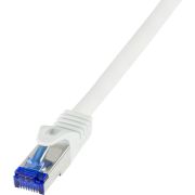 LogiLink C6A021S netwerkkabel Wit 0,5 m Cat6a S/FTP (S-STP)