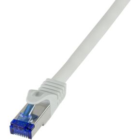 LogiLink C6A022S netwerkkabel Grijs 0,5 m Cat6a S/FTP (S-STP)
