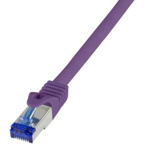LogiLink C6A039S netwerkkabel Paars 1 m Cat6a S/FTP (S-STP)