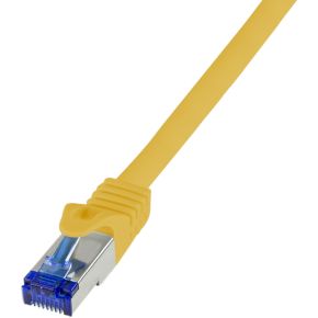 LogiLink C6A047S netwerkkabel Geel 1,5 m Cat6a S/FTP (S-STP)