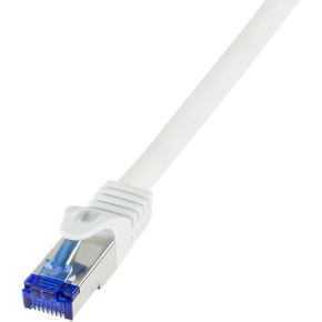LogiLink C6A071S netwerkkabel Wit 5 m Cat6a S/FTP (S-STP)