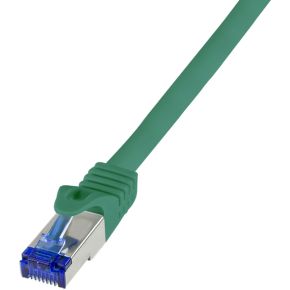 LogiLink C6A095S netwerkkabel Groen 10 m Cat6a S/FTP (S-STP)