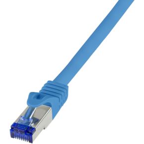 LogiLink C6A096S netwerkkabel Blauw 10 m Cat6a S/FTP (S-STP)