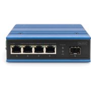 Digitus-DN-651135-netwerk-Unmanaged-Gigabit-Ethernet-10-100-1000-Zwart-Blauw-netwerk-switch
