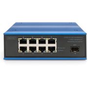 Digitus-DN-651137-netwerk-Unmanaged-Gigabit-Ethernet-10-100-1000-Zwart-Blauw-netwerk-switch