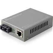 LevelOne FVS-3120 netwerk media converter 100 Mbit/s Single-mode Grijs