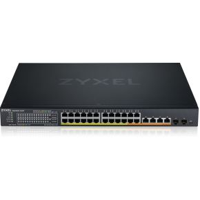 Zyxel XMG1930-30HP Managed L3 2.5G Ethernet (100/1000/2500) Power over Ethernet (PoE) 1U Zwart netwerk switch