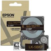 Epson-LK-5BKP-Zwart-Goud