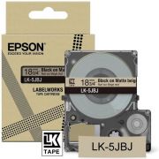 Epson LK-5JBJ Beige, Zwart