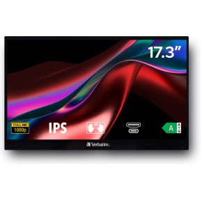 Verbatim PMT-17 17.3 Full HD Touchscreen Portable IPS Monitor