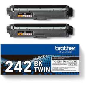 Brother TN-242BKTWIN tonercartridge 2 stuk(s) Origineel Zwart