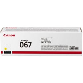 Canon 067 tonercartridge 1 stuk(s) Origineel Geel