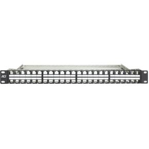 ACT Patchpaneel 48-poorts keystone unloaded 19 inch 1U high density