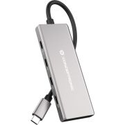Conceptronic HUBBIES17G interface hub USB 3.2 Gen 2 (3.1 Gen 2) Type-C 10000 Mbit/s Grijs