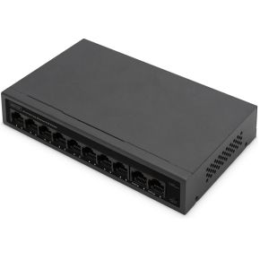 Digitus DN-95354 netwerk- Managed Fast Ethernet (10/100) Power over Ethernet (PoE) Zwart netwerk switch