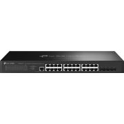 TP-Link TL-SG3428X-M2 netwerk- Managed L2+ 2.5G Ethernet (100/1000/2500) 1U Zwart netwerk switch
