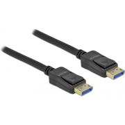 Delock 80261 DisplayPort-kabel 10K 60 Hz 54 Gbps ABS-behuizing 1 m