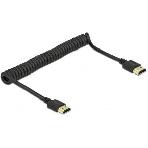 Delock 84967 HDMI-spiraalkabel 4K 60 Hz