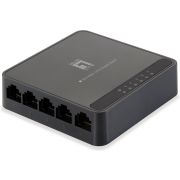 LevelOne-GEU-0522-netwerk-Unmanaged-Gigabit-Ethernet-10-100-1000-Zwart-netwerk-switch