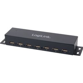 LogiLink UA0148 480Mbit/s USB hub 7 poorten