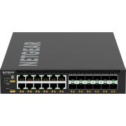 NETGEAR M4350-12X12F Managed L3 10G Ethernet (100/1000/10000) 1U Zwart netwerk switch