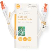 Nedis-CCGL85200WT05-CAT6-kabel-RJ45-Male-RJ4-netwerkkabel-Wit-0-5-m-U-UTP-UTP-