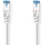 Nedis CCGL85330WT05 CAT6a-Kabel S/FTP RJ45 M netwerkkabel Wit 0,5 m