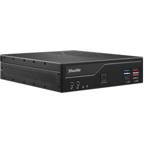 Shuttle Slim PC DH670V2 , S1700, 2x HDMI, 2x DP , 2x 2.5G LAN, 2x COM, 8x USB, 1x 2.5", 2x M.2, 24/7