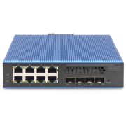 Digitus-DN-651160-netwerk-Managed-L2-L3-Gigabit-Ethernet-10-100-1000-Zwart-Blauw-netwerk-switch