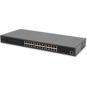 Digitus DN-95359 netwerk- Managed L2 Gigabit Ethernet (10/100/1000) Power over Ethernet (PoE) netwerk switch