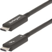 Startech A40G2MB-TB4-CABLE Thunderbolt 4 40Gbps 100W Alt-DP 2.00m Zwart USB-C Kabel