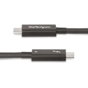 StarTech-com-A40G2MB-TB4-CABLE-Thunderbolt-kabel-2-m-40-Gbit-s-Zwart