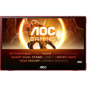 AOC GAMING 16G3 15.6" Full HD 144Hz Portable IPS monitor