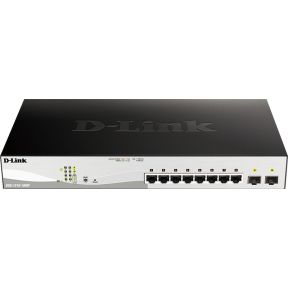 D-Link 10-Port Layer2 PoE+ Smart Managed Gigabit Switch8 x 10/100/1000Mbit/s TP (RJ-45) PoE Port, Po