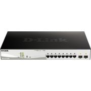D-Link-10-Port-Layer2-PoE-Smart-Managed-Gigabit-8-x-10-100-1000Mbit-s-TP-RJ-45-PoE-Port-Po-netwerk-switch
