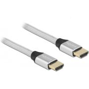 DeLOCK 85368 HDMI kabel 3 m HDMI Type A (Standaard) Zilver