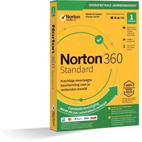 Norton 360 standard antivirus software 1 apparaat