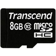 Transcend MicroSDHC 8GB Class 10 - [TS8GUSDHC10]