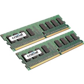 Crucial Ddr2 Dimm 2X2Gb 800 crucial kopen in de aanbieding