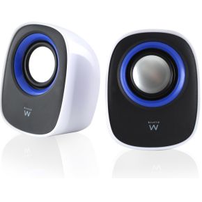 Ewent EW3513 speakerset 2.0 usb black/white
